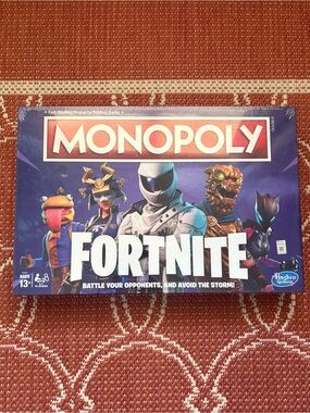 Unopened Hasbro Monopoly Fortnite Board Game - Purple, White